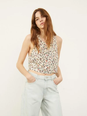 Foto van product Aligne Top 'Dani' beige / gemengde kleuren