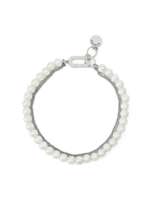 Foto van product AllSaints Armband 'Nellie' zilver / wit