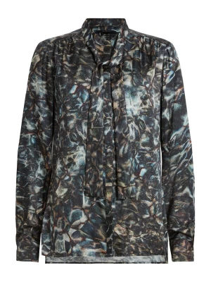 Foto van product AllSaints Blouse 'TONI CALADESI' navy / turquoise / royal blue / koningsblauw / offwhite