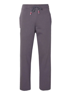 Foto van product ALPHA INDUSTRIES Broek 'Studio Edition' donkergrijs / wit