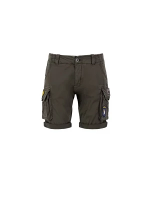 Foto van product ALPHA INDUSTRIES Cargobroek saffier / donkergeel / rookgrijs / wit