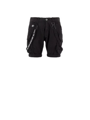 Foto van product ALPHA INDUSTRIES Cargobroek zwart / wit