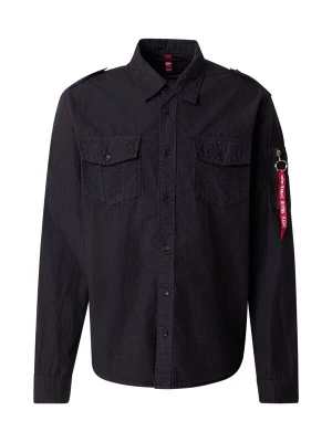 Foto van product ALPHA INDUSTRIES Overhemd 'Dragon' olijfgroen / oranje / zwart / wit