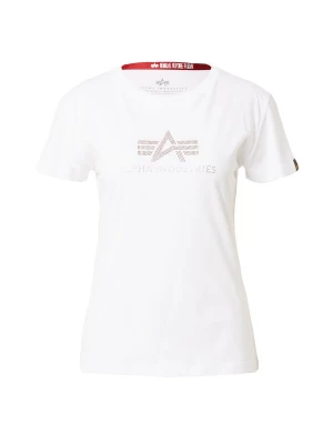 Foto van product ALPHA INDUSTRIES Shirt 'Crystal' rose-goud / zilver / wit