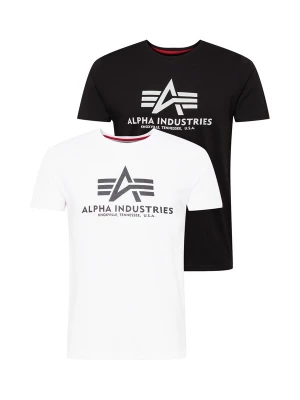 Foto van product ALPHA INDUSTRIES Shirt donkergrijs / zwart / wit