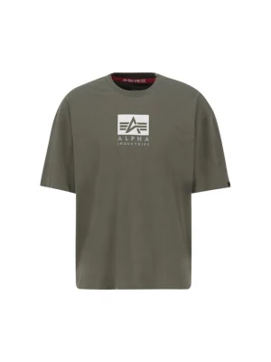 Foto van product ALPHA INDUSTRIES Shirt lichtgrijs / olijfgroen / wit