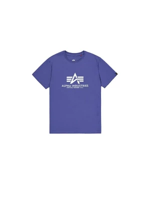 Foto van product ALPHA INDUSTRIES Shirt lila gemêleerd / wit