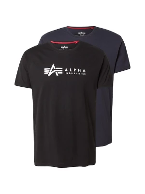Foto van product ALPHA INDUSTRIES Shirt navy / geel / zwart / wit