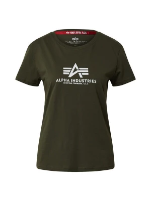 Foto van product ALPHA INDUSTRIES Shirt olijfgroen / wit