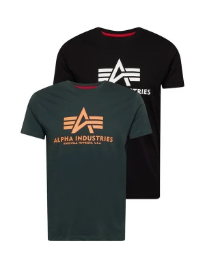 Foto van product ALPHA INDUSTRIES Shirt spar / lichtoranje / zwart / wit