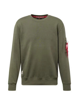 Foto van product ALPHA INDUSTRIES Sweatshirt antraciet / groen / rood / wit