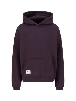 Foto van product ALPHA INDUSTRIES Sweatshirt aubergine / wit