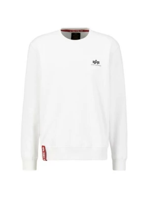 Foto van product ALPHA INDUSTRIES Sweatshirt 'Basic Small Logo' wit