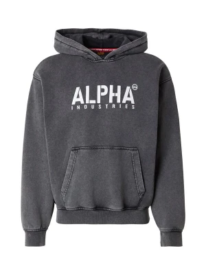 Foto van product ALPHA INDUSTRIES Sweatshirt 'Stencil' zwart / wit