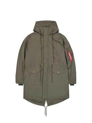 Foto van product ALPHA INDUSTRIES Tussenjas kaki / rood / wit
