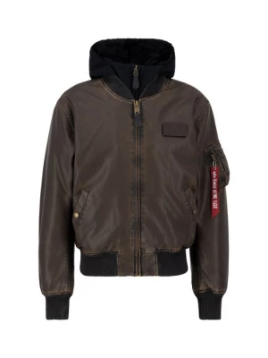 Foto van product ALPHA INDUSTRIES Tussenjas 'MA-1' donkerbruin / zwart