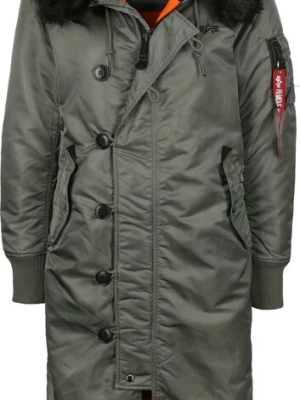 Foto van product ALPHA INDUSTRIES Winterparka donkergroen / zwart
