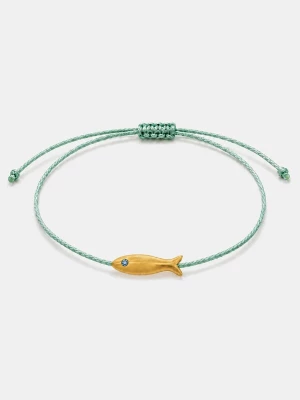 Foto van product Alster Herz Voetsieraden 'Fish summer' turquoise