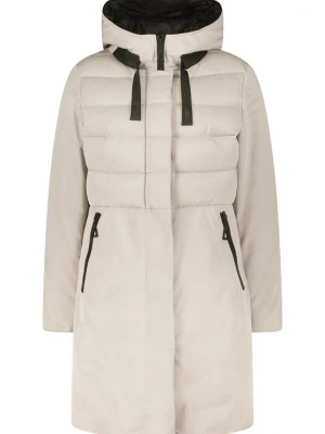 Foto van product Amber & June Wintermantel taupe / zwart