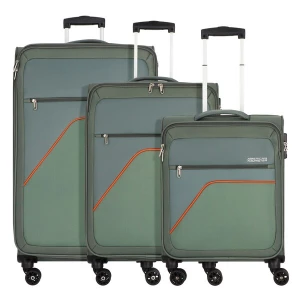 Foto van product American Tourister Kofferset 'Sky Surfer' groen / rood