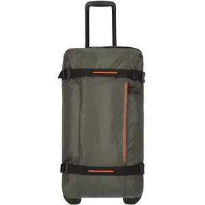 Foto van product American Tourister Trolley 'Urban Track M' olijfgroen / oranje / zwart