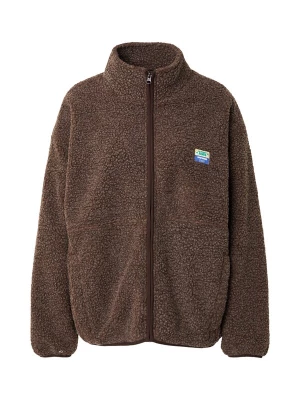 Foto van product AMERICAN VINTAGE Fleece jas 'HOKTOWN' blauw / chocoladebruin / grasgroen / wit