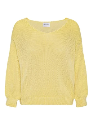 Foto van product americandreams Oversized trui 'Milana Cotton' lichtgeel