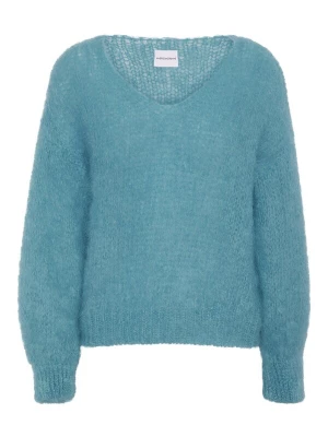 Foto van product americandreams Oversized trui 'Milana Mohair' turquoise