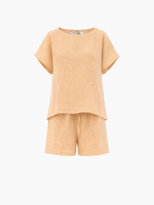 Foto van product AmourLinen Pyjama 'Cloud Nine' mosterd
