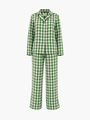 Foto van product AmourLinen Pyjama 'Nightly' groen