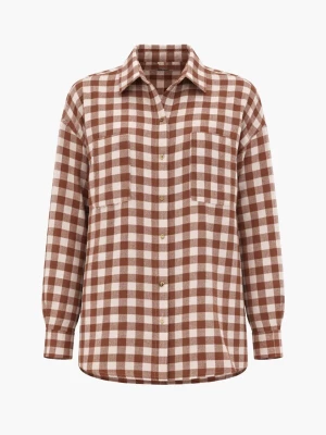 Foto van product AmourLinen Shirt 'Molly' bruin