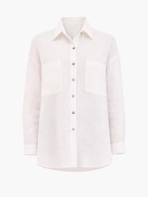 Foto van product AmourLinen Shirt 'Molly' offwhite