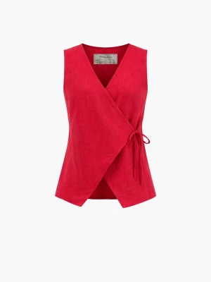 Foto van product AmourLinen Top 'Blanca' donkerroze