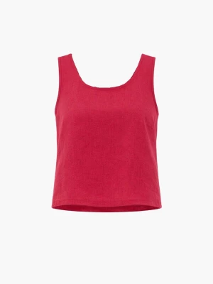 Foto van product AmourLinen Top 'Ella' donkerroze