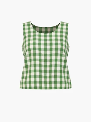 Foto van product AmourLinen Top 'Ella' groen