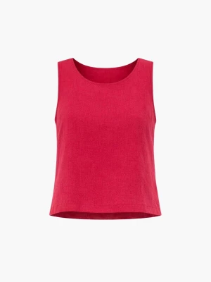 Foto van product AmourLinen Top 'Lucia' donkerroze