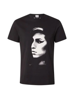Foto van product AMPLIFIED Shirt 'AMY WINEHOUSE' grijs / zwart / wit