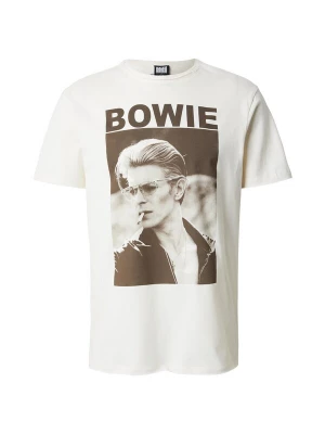 Foto van product AMPLIFIED Shirt 'DAVID BOWIE - CIGARETTE' donkerbruin / offwhite