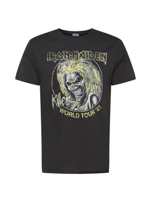 Foto van product AMPLIFIED Shirt 'IRON MAIDEN' geel / zwart / wit