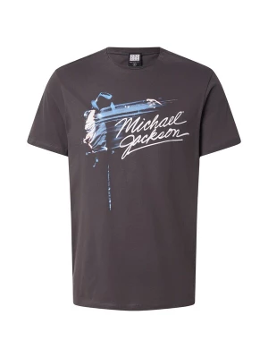 Foto van product AMPLIFIED Shirt 'MICHAEL JACKSON KING OF POP' lichtblauw / antraciet / wit