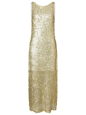 Foto van product Ana Alcazar Avondjurk 'Wadani' goud / wit