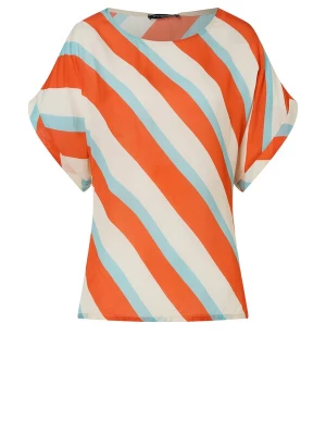 Foto van product Ana Alcazar Shirt 'Zedini' lichtblauw / donkeroranje / offwhite