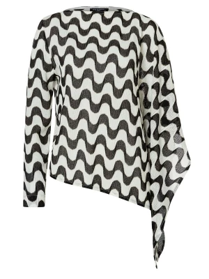 Foto van product Ana Alcazar Shirt 'Zoria' zwart / wit