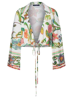 Foto van product Ana Alcazar Top ' Witana' grasgroen / rood / wit