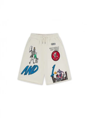 Foto van product AND1 Broek ecru / blauw / rood / zwart