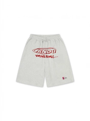 Foto van product AND1 Broek lichtgrijs / donkerrood