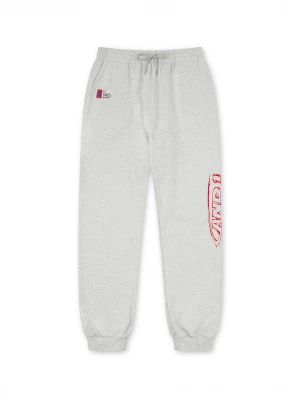 Foto van product AND1 Functionele broek grijs gemêleerd / rood