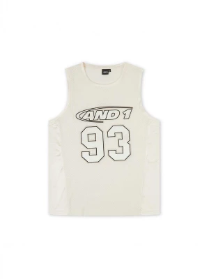 Foto van product AND1 Shirt '93 Airtex' ecru / antraciet