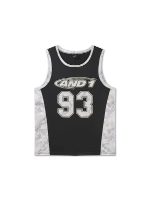Foto van product AND1 Shirt '93 Airtex' grijs / zwart / wit