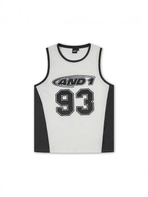 Foto van product AND1 Shirt '93 Airtex' zwart / wit